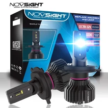 Novsight мини h4 h7 Led 12 в высокое качество Автомобильный светильник h1 hb4 hb3 h8 h11 светодиодный головной светильник лампы 360 градусов налобный фонарь led automotivo