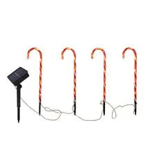 Солнечный теплый белый костыль светильник ландшафтный светильник s прочный домашний Рождественский Декор дорожка светильник экологичный садовый фестиваль