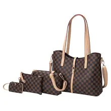 KYYLSO, четыре части, женская сумка, напечатанная, большая емкость, сумка, тренд, Корейская версия, одно плечо, сумка для женщин