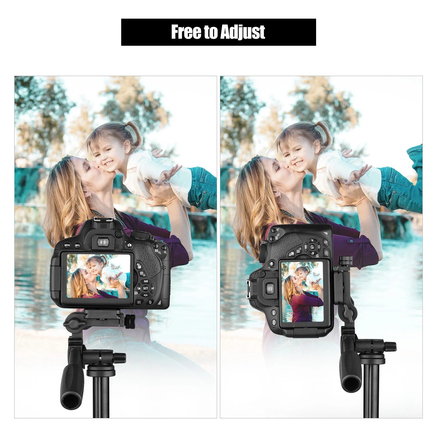 3-Way Pan Tilt Tripod Ball Head Panoramic 3KG Payload with Handle Quick Release Plate 1/4 Mounting for Camera Tripod Mounting tripod ball head camera panoramic head quick release connector mount