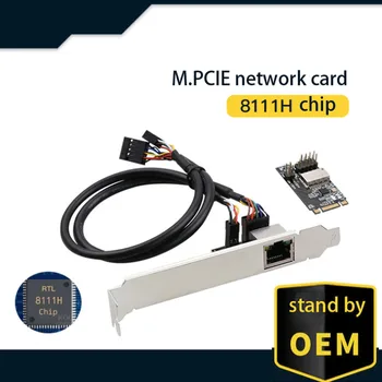

RTL 8111H chipset Mini PCIE to Gigabit M.2 to Gigabit Ethernet 10/100 / 1000Mbps M.2 B key M key to RJ45 Gigabit LAN Ethernet