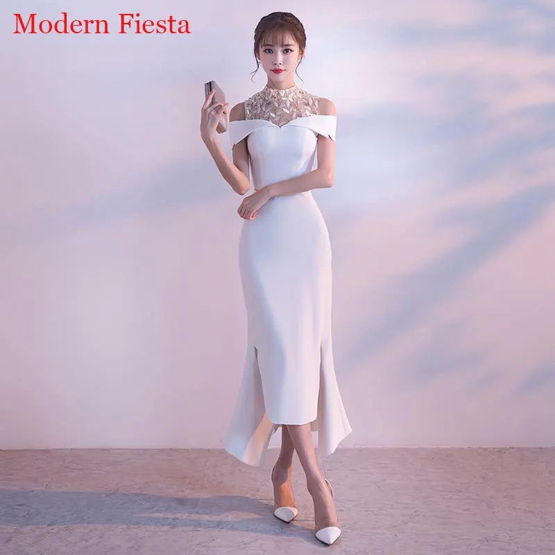 

New Style Mermaid Wedding Dress Robe De Mariee suknia ślubna Vestido Longue Formal Simple Bride To Be Vestido De Novia MF0077