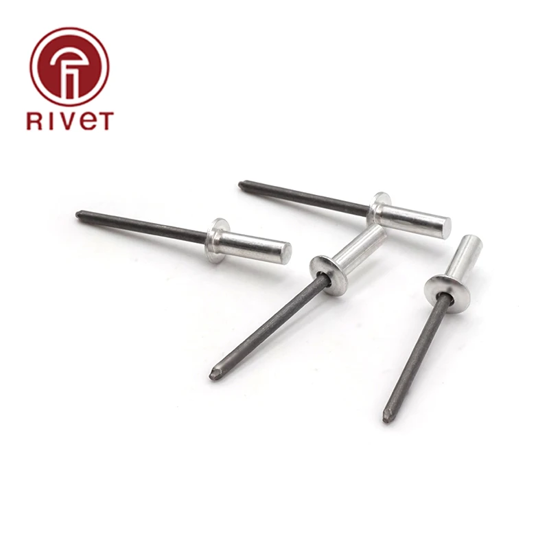 

10PCS M4*6/8/9/11/12/13/14 DIN 15973 Rivets Remaches Aluminum Steel Closed End Blind Rivets Round Dome Head Rivet Fasteners