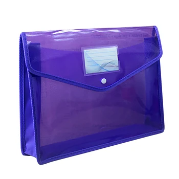

A4 Portable Waterproof School Transparent File Bag Storage Large Capacity Office Document Holder Stationery Test Paper Thickened