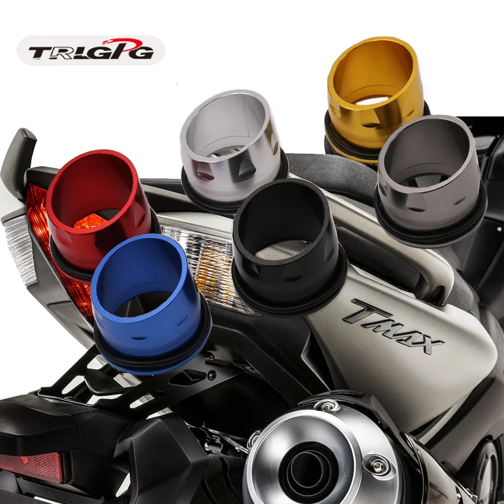 T-max 530 аксессуары для мотоциклов труба Глушитель выхлопная Насадка На глушитель для Yamaha T MAX TMAX 500 T-max500 XP530 2012 - Цвет: blue