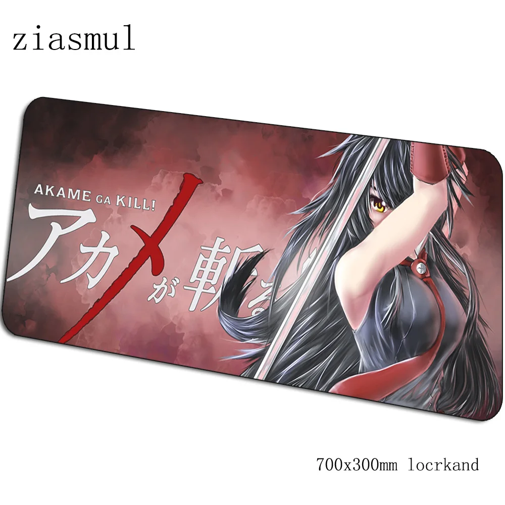 Akame ga kill коврик для мышки с аниме компьютерный коврик 700x300x3 мм Игровой Коврик Большой Новое поступление padmouse Клавиатура Игры pc gamer стол