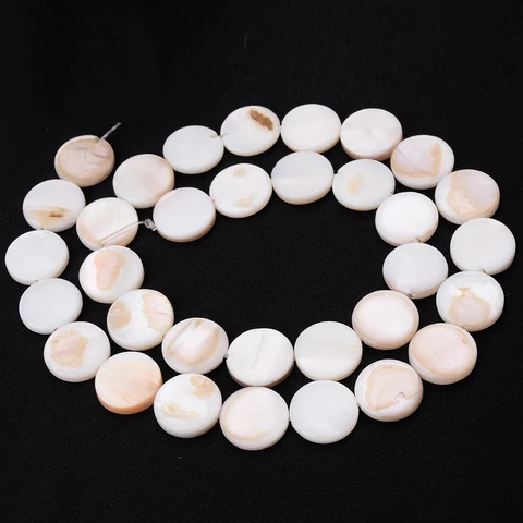 Shell Beads Mother of Pearl Love Star Oval Round Flat Loose Spacer Beads for Jewelry Making DIY Charm Bracelet Necklace