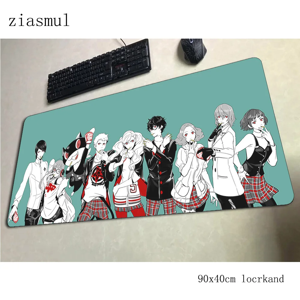 Красивый компьютерный геймерский коврик для мыши persona 5 900x400x3 мм профессиональный