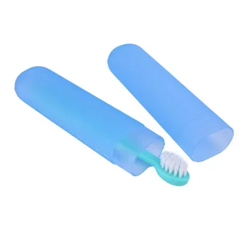 

Portable Toothbrush Holder Plastic Storage Case Travel Hiking Camping Toothbrush Protect Anti-bacterial Easy to Carry