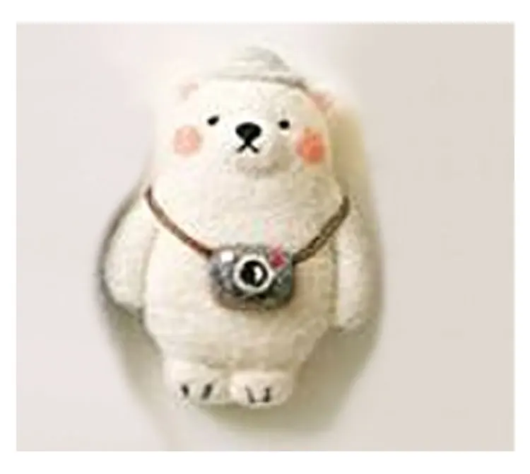 Модный медвежонок, шерсть, игла, набор для валяния, посылка, ручная работа, милое животное, игрушка медведь, кукла для детей, подарок для девочек - Цвет: A0165