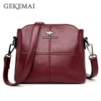 

Sequined Letter Tassel Crossbody Bags for Women 2020 Splice Genuine Leather Purse and Handbags Luxury Exquisite Shoulder Bag Sac