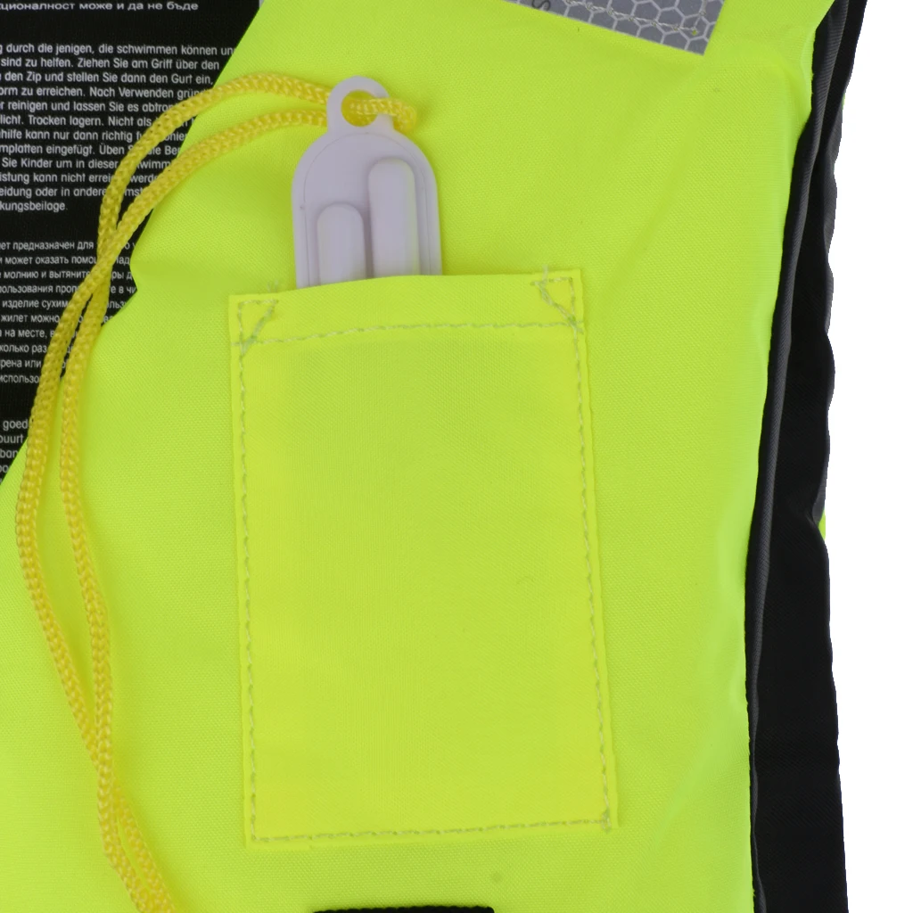 Safety Life Vest Jacket Kayak Canoe Boat Fishing Ski Foam Vest w/ Bright Reflective Stripe Swimming Buoyancy Aid for Adult