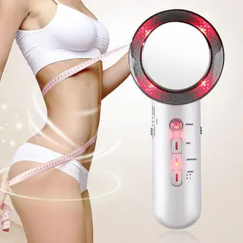 

BEEMYI 3 in 1 Body Massager Device Face Lifting Tool Infrared Slimming Care Burner Skin Fat EMS Ultrasonic Machine Dropship M2T7