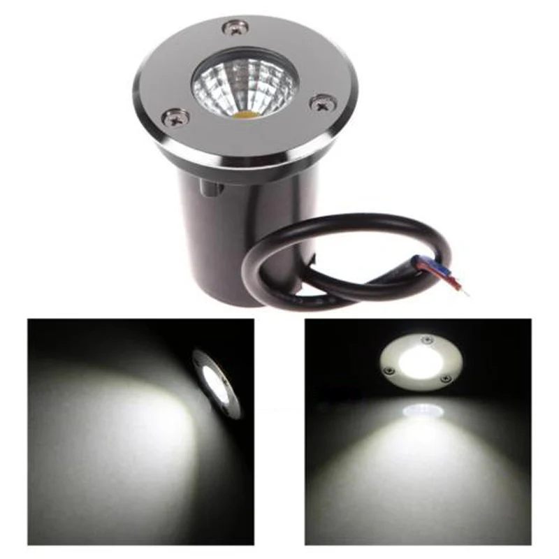 3W COB Buried Lamp LED Underground Pathway Garden Square Light IP67 Waterproof Home Garden Supplies