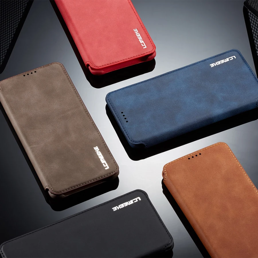 Кожаный чехол-книжка в стиле ретро для samsung Galaxy S10, S9, S8 Plus, S7 EDGE, S10E, Note 8, 9, чехол со слотом для карт, жесткая задняя крышка из поликарбоната, чехол