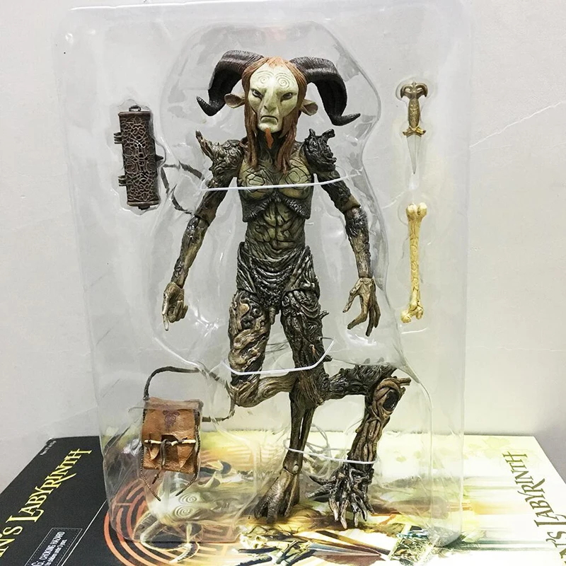 В наличии 22 см оригинальный NECA фильм сковородки лабиринт El Laberinto Del Fauno Faun фигурку