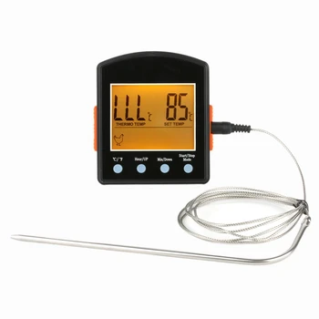 

LCD Digital Kitchen Food Meat Thermometer BBQ Thermometer for Grill Oven Smoker Cooking Thermometer