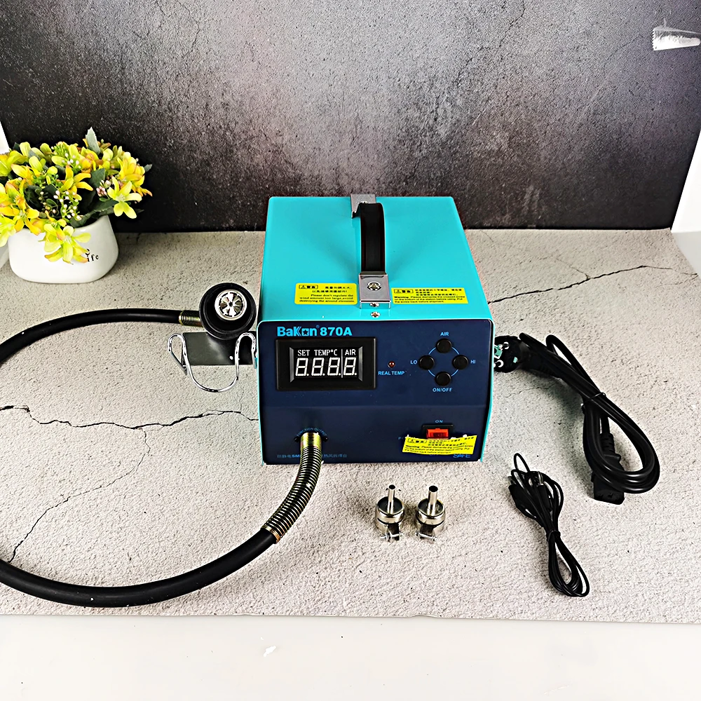 

Hot Air SMD Rework Station Intelligent Digital Display BK870A 550W BGA Soldering Rework Station For Mortherboard Repair