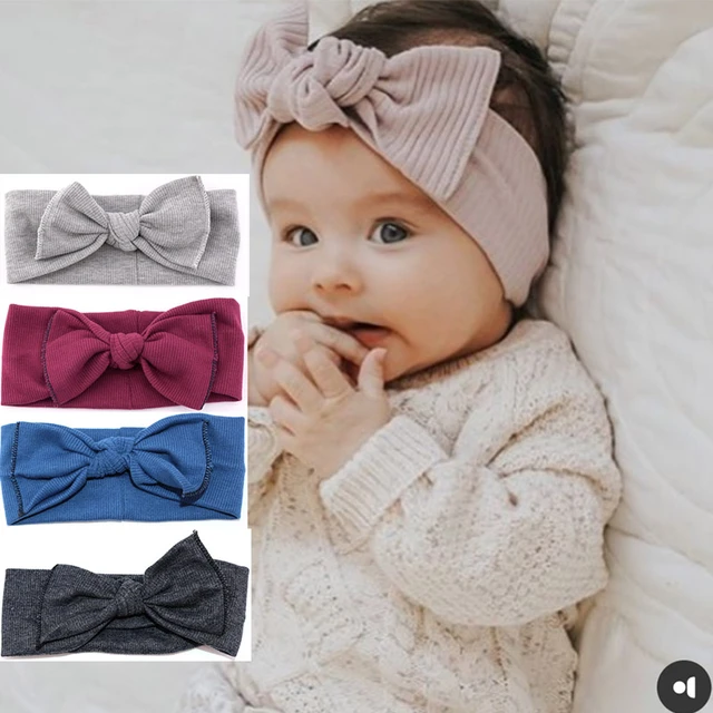 Accessoire De Cheveux Personnalisé Bébé Ruban Noeud Bandeaux