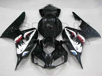 

CBR1000RR 06 Fairing Kits CBR 1000RR 06 Black Shark Bodywork Fireblade 2006 - 2007 Full Body Kits