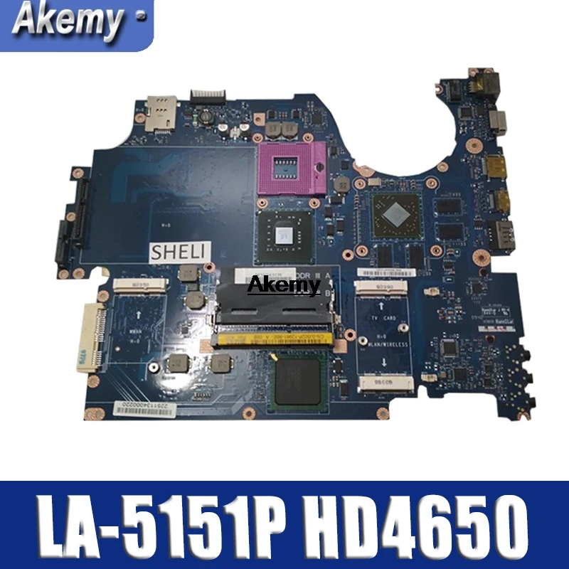 Для Dell Studio 1745 материнская плата для ноутбука J502P материнская плата 0J502P GM45 KAT00 LA-5151P w/HD 4650 работает