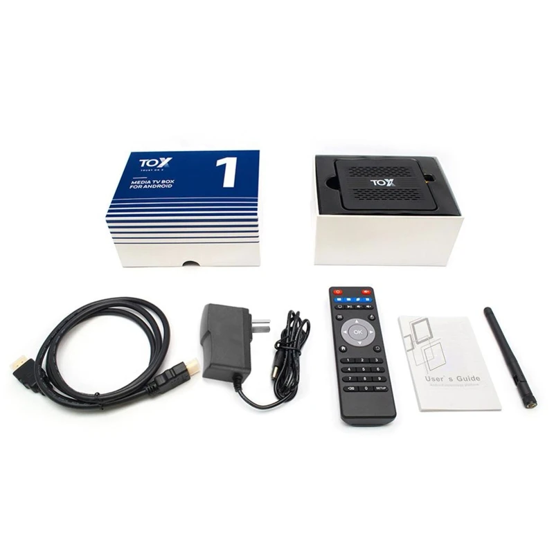 2020 New TOX1 Android- 9.0 4GB RAM- 32GB ROM WiFi Bluetooth Smart TV 4k HD- Set-Top Box Quad-Core Media Player 1000M LAN 40JB |