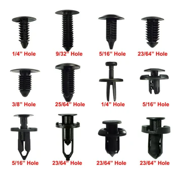 

192pcs Clips Retainer Clips Assortment For Toyota For Honda 12 Kinds Of Rivets