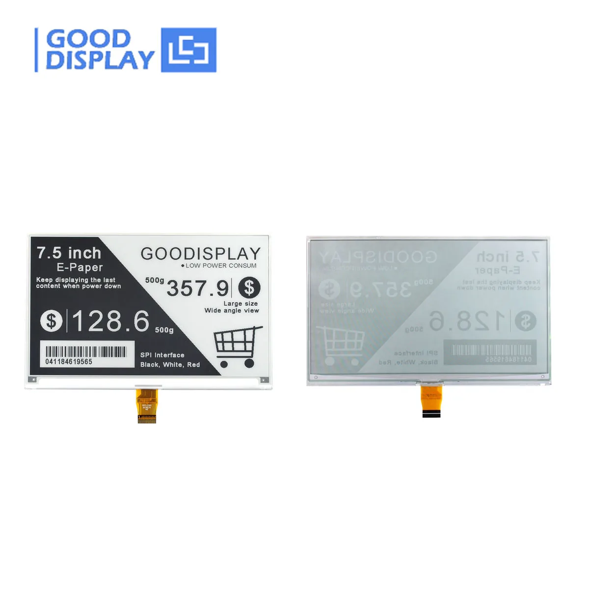 Goodisplay Raspberry pi E-ink Tela Fabricante 7.5 e Exibição de Papel Gdey075t7 - Imagem 2