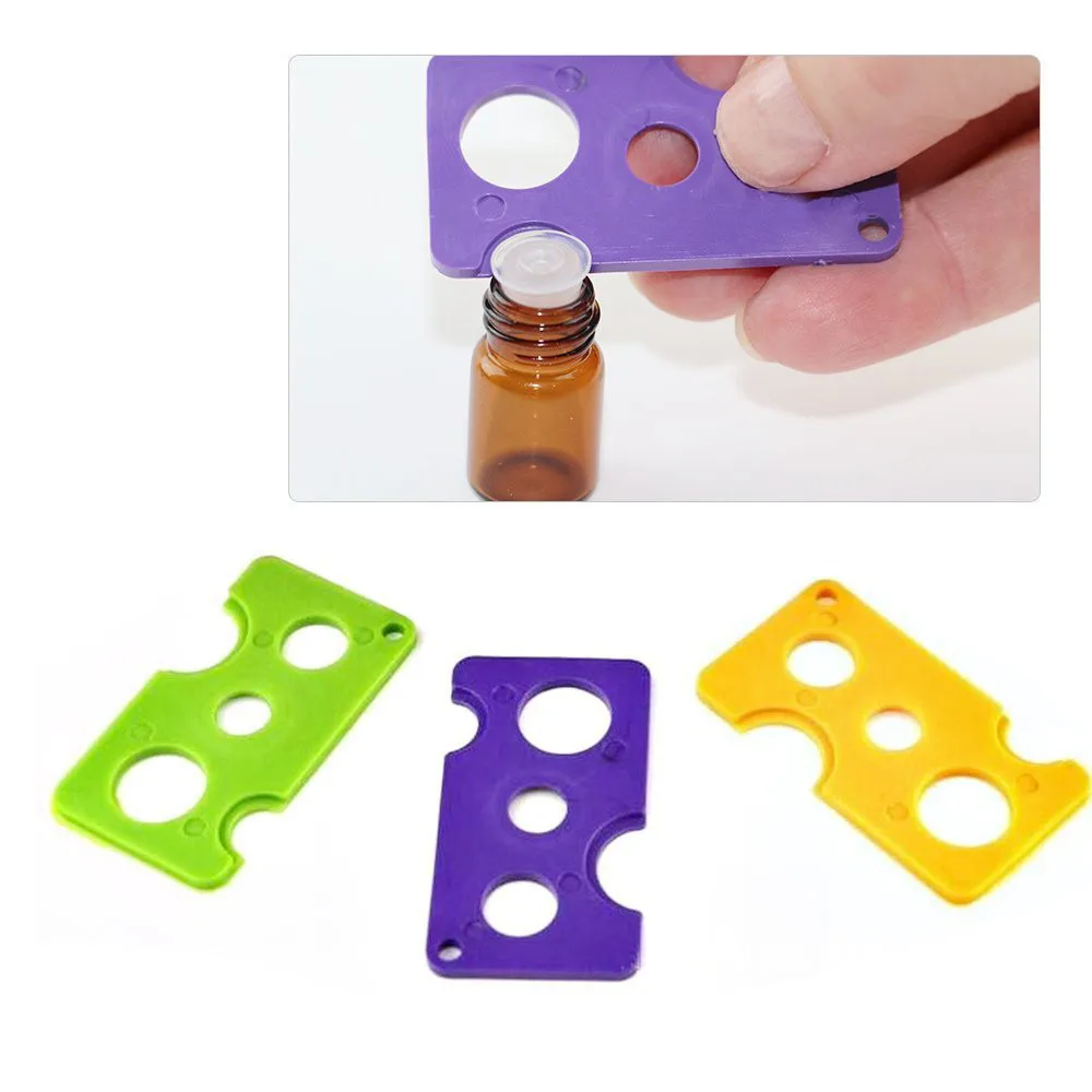 Essential Oil Opener Key Tool Remover For Roller Balls and Caps Bottles Plastic Opener Roller Bottle Corkscrew Tool