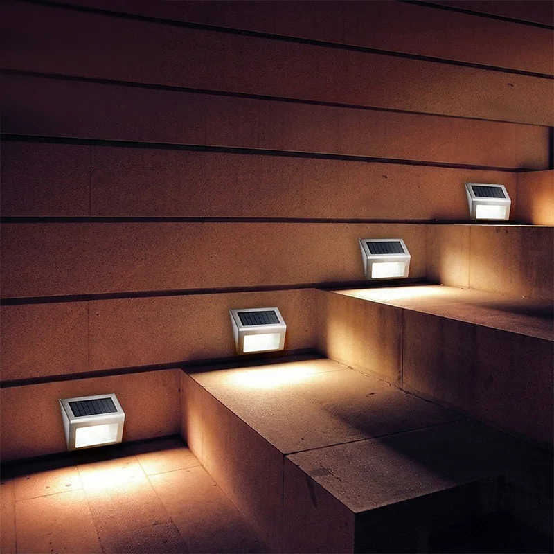 Solar Step Lights Led Ed Stair Outdoor Lighting Lights Led Solar Ed Stair