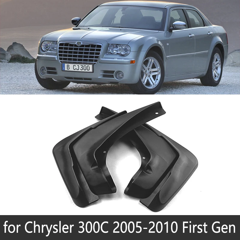 Брызговик для Chrysler 300C 300 C 2005~ Fender брызговик Всплеск закрылки аксессуары для брызговиков 2006 2007 2008 2009 2010 - Название цвета: 2005-2010 1st