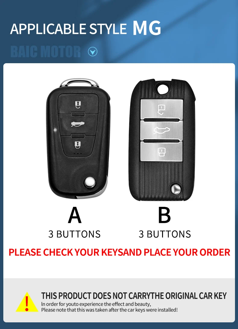 Portachiavi per auto in lega di zinco portachiavi per auto per MG MG6 MGZS MG3 MG5 MG7 GT MG550 MG ZS EV EZS HS EHS GS portachiavi per auto 6 Portachiavi per auto in lega di zinco portachiavi per auto per MG MG6 MGZS MG3 MG5 MG7 GT MG550 MG ZS EV EZS HS EHS GS portachiavi per auto - H01e4cdb89a0341dcb45250343975e940V