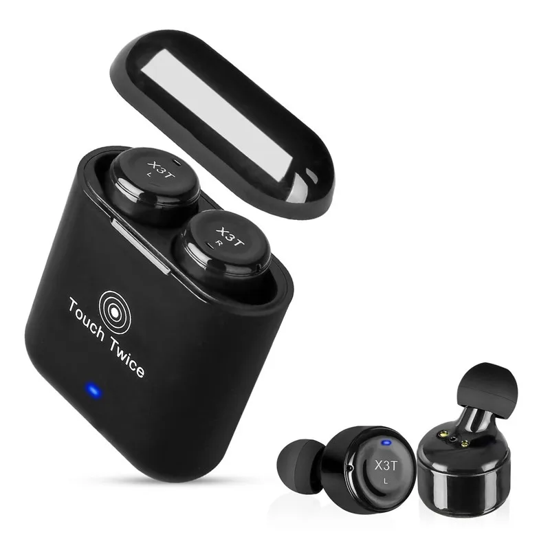 

Wireless Earbuds Touch Control Bluetooth Headphones True Cordless Earphones with Microphone Charging Box Sweatproof Noise Cancel