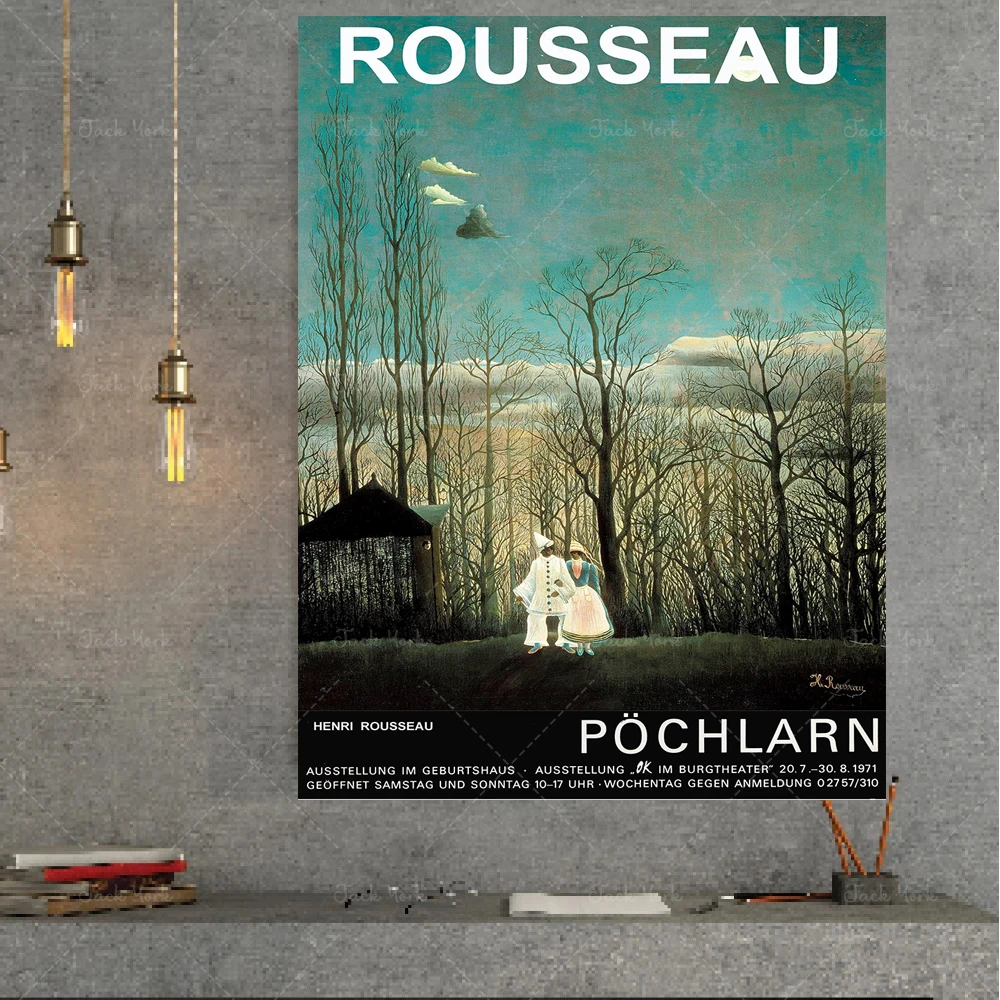 Перепечать винтажного австрийского выставочного плаката 1971 года для