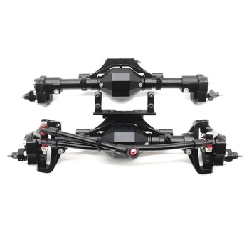 

SCX10 Alloy Front and Rear Axle Straight Complete Axle 313MM Wheelbase for 1/10 RC Crawler Car Axial SCX10 90046 90047 Upgrade P