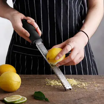 

Stainless Steel Ginger Radish Cheese Grater Fruit Lemon Peel Wire Scraper Chocolate Shaving Knife Kitchen Gadgets Baking Tools
