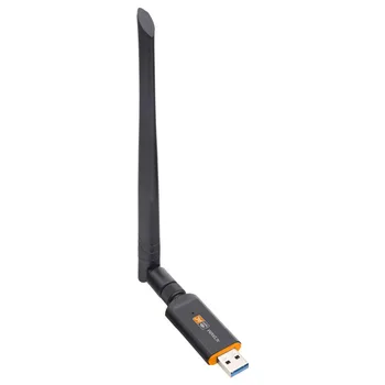 

1200Mbps Dual Band USB Dongle WiFi Adapter 2.4/5Ghz 802.11AC Network Card High Speed USB3.0 Receiver
