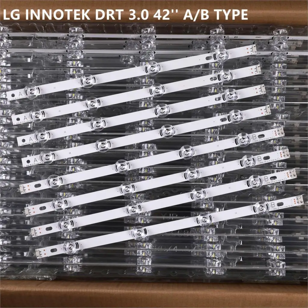 825 мм светодиодный полосы 8 светодиодный s для LG INNOTEK DRT 3,0*42 * _ A/B Тип 42LB5610 42LB5510 42LY320C 42GB6310 ТВ ЖК-дисплей Замена 4 комплекта в партии