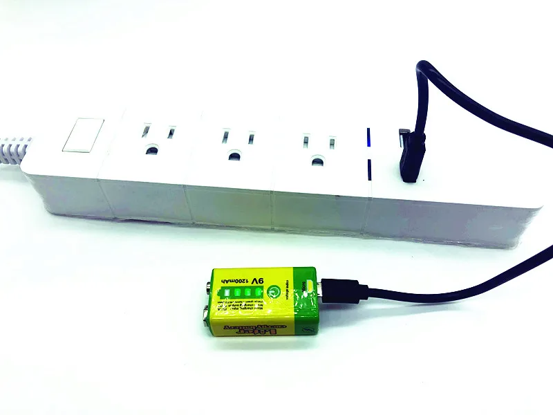 9V 6F22 Micro USB 1200mAh перезаряжаемая литий-ионная батарея для дымовой сигнализации Беспроводной Микрофон гитара Эквалайзер домофон мультиметр