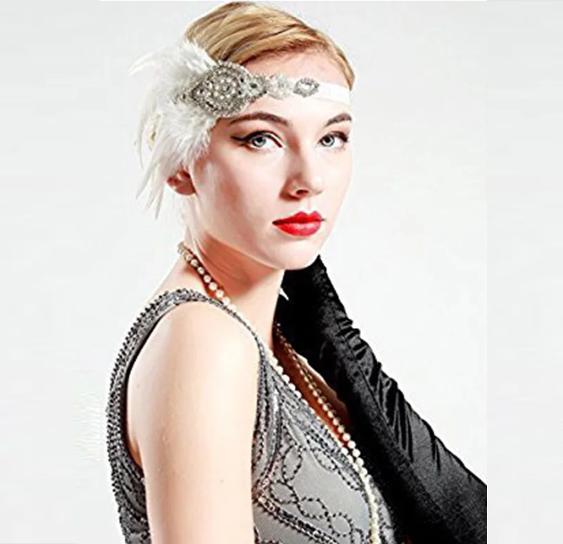 Fascia per capelli in stile anni '20 - Italia