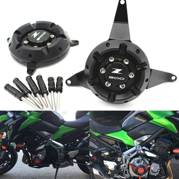 

CNC Aluminum Engine Guard Protector Shield Engine Anti-fall Cover Slider Cover Motorcycle Accessories For Kawasaki Z900 2018