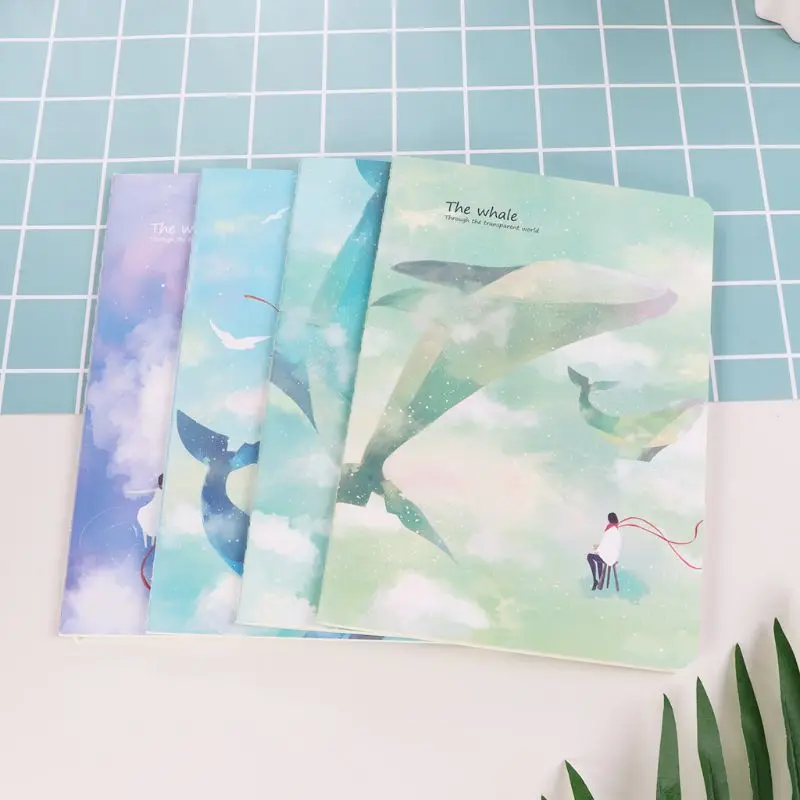 4 шт./компл. A5 блокнот Sketchbook милый мультфильм дневник планировщик для Рисование Живопись граффити линия внутренняя страница офисные школьные принадлежности