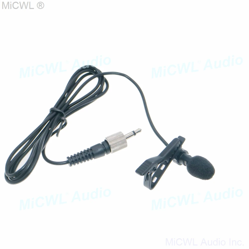 Micwl Omnidirezionale Tie Clip Risvolto Microfono Per Sennheiser G2 G3 G4 Ew100 Ew300 Ew500 Wireless T60-Mono