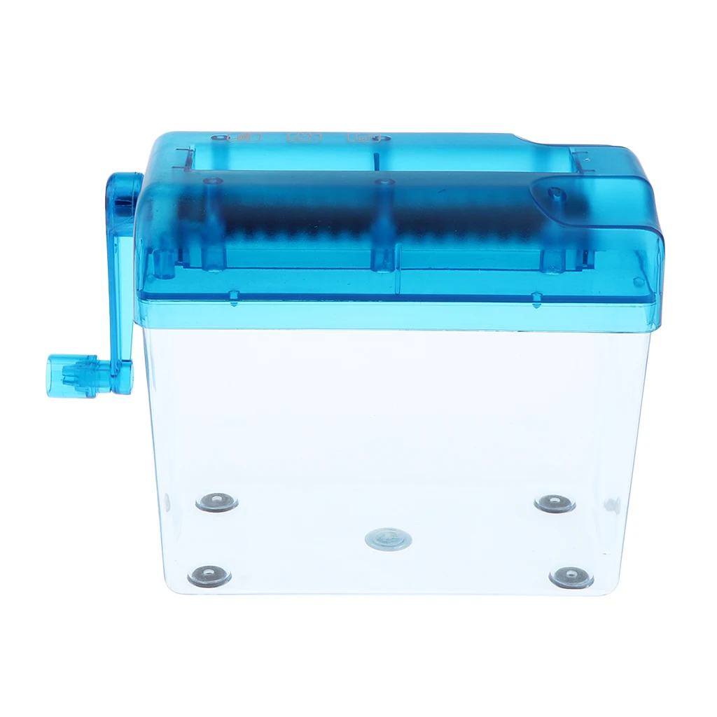 Portable Hand Shredder Office Mini Manual Paper Cut for A6, Folded A4 Portrait, Capacity Straight Cut