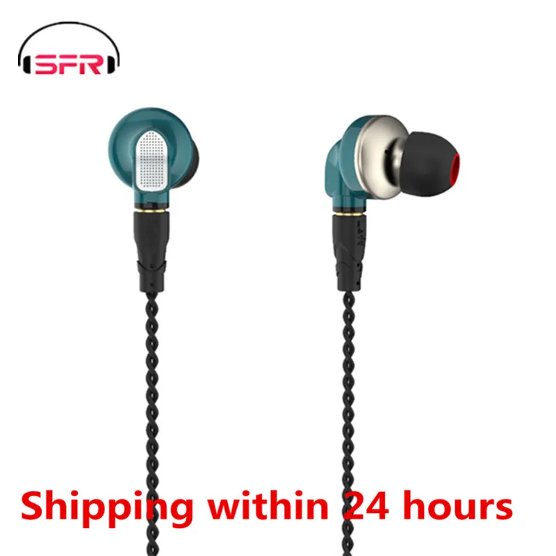 Новые гибридные наушники вкладыши seper DT6 PRO 2BA + 1DD пьезо Hi Fi для бега спорта съемный