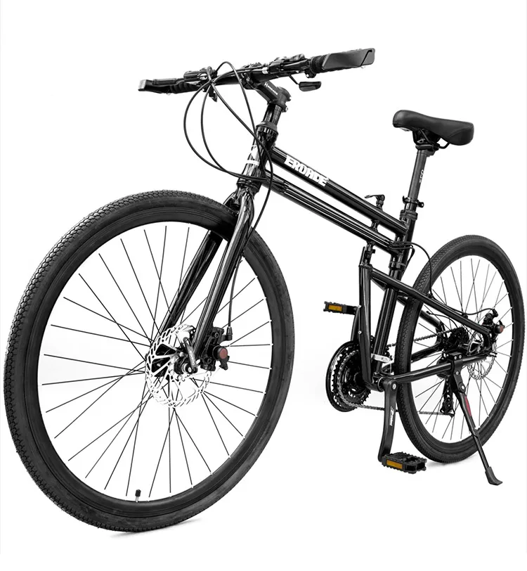 Best New Brand Folding Bike Aluminum Alloy Frame 26 inch Wheel 24/27 Speed Dual Disc Brake Road Bicycle Bicicleta 11