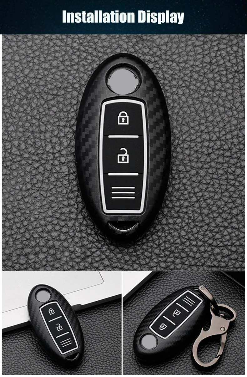 Car Cover/key For Nissan Qashqai, X-trail, Kicks, Tiida, Pathfinder, Murano, Note, Juke - J10, J11, T31, T32 Models Silicone - - Racext™ - Nissan REMOTE CONTROLS AND KEYS - Racext 33