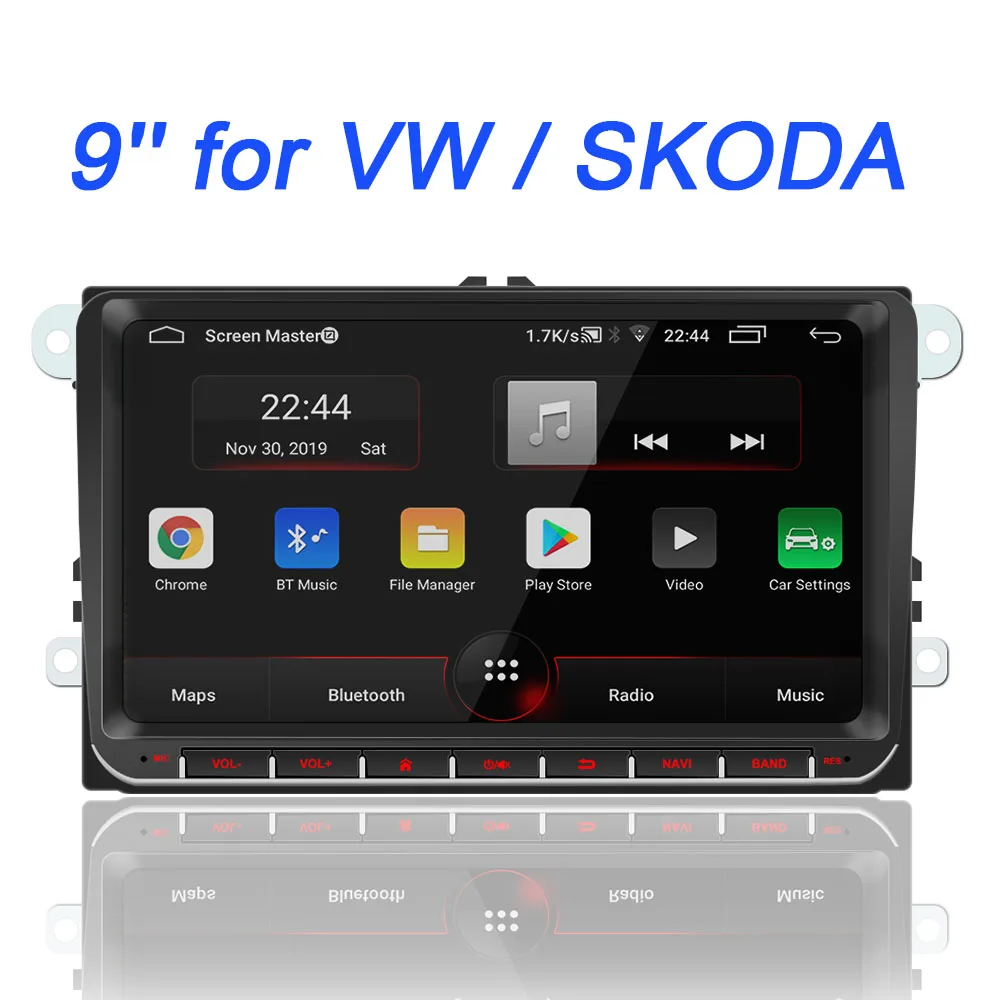 2DIN android для VW Volkswagen Golf Polo Tiguan Passat b7 b6 SEAT leon Skoda yeti Octavia автомобильный мультимедийный плеер 2Din Автомагнитола