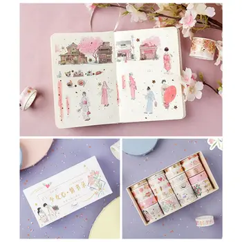 

20 Rolls/box Washi Tape DIY Decorative Scrapbooking Paper Adhesive Sticker Craft