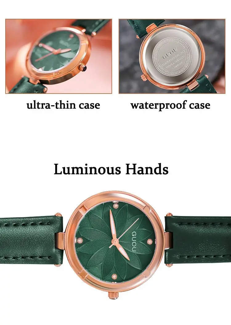 Роскошные брендовые водонепроницаемые женские кварцевые часы высокого качества Модные Зеленые маленькие женские часы Дизайнерские наручные часы для женщин